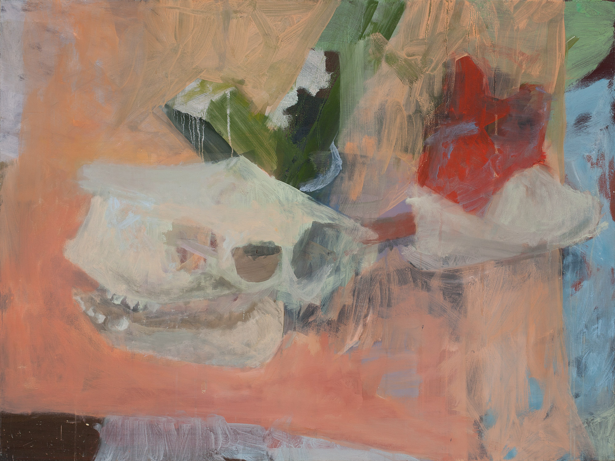 ohne Titel, painted by Manuel Strasser in 2015, Acryl on Leinwand 120cm wide and 90cm high