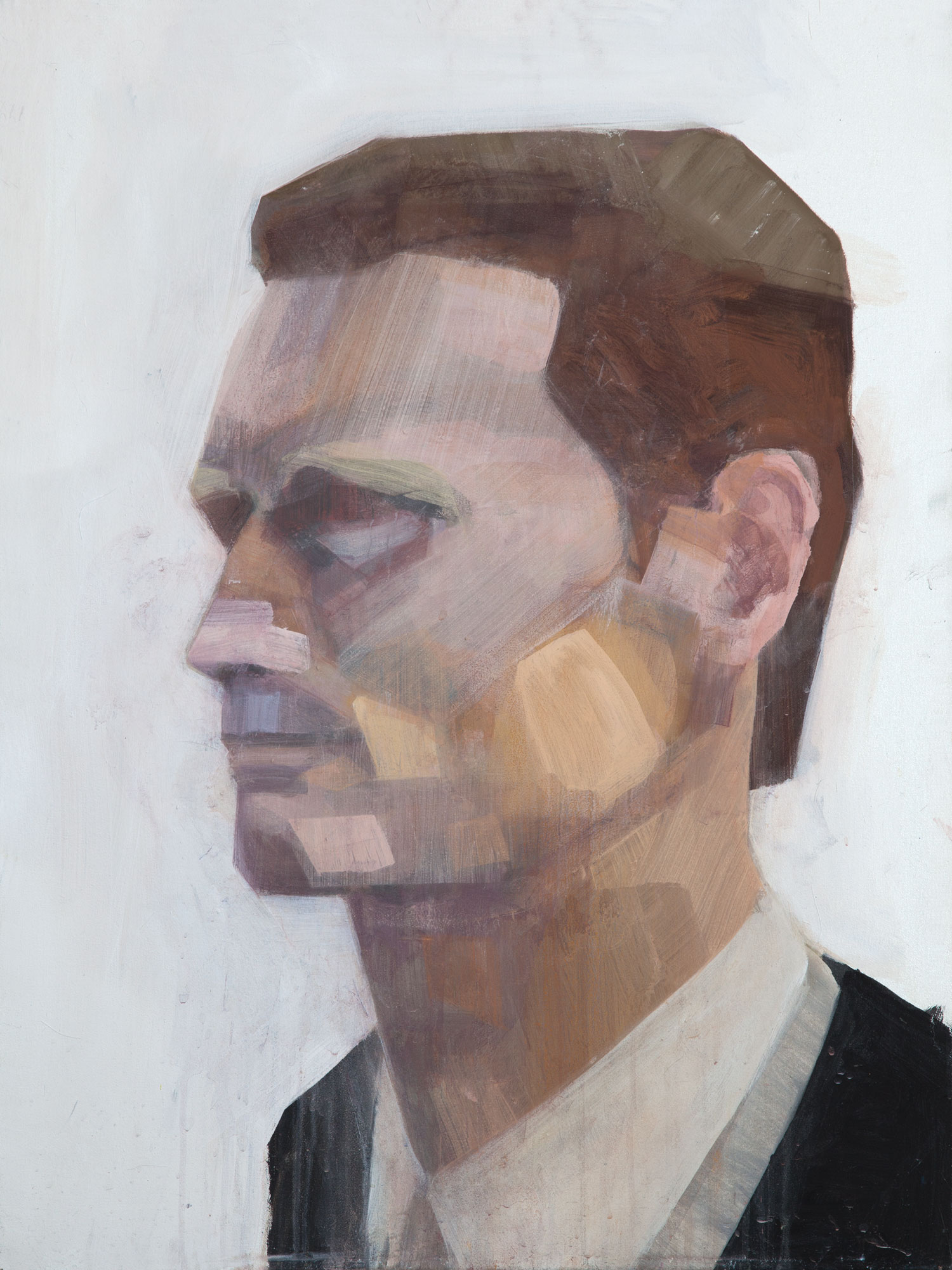 Karl, painted by Manuel Strasser in 2011, Acryl on Leinwand 60cm wide and 80cm high