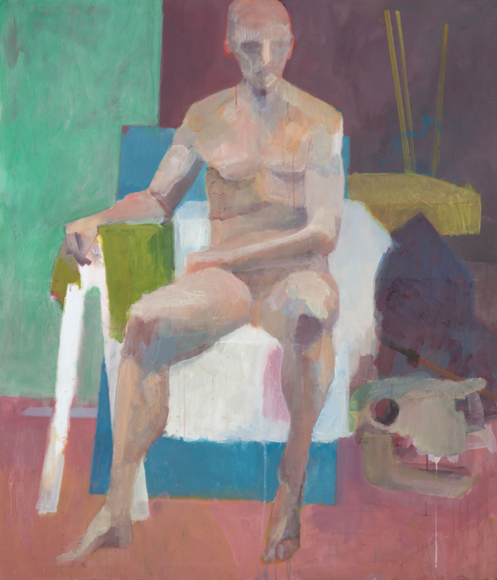 Pichler Nr.3, painted by Manuel Strasser in 2015, Acryl on Leinwand 120cm wide and 140cm high