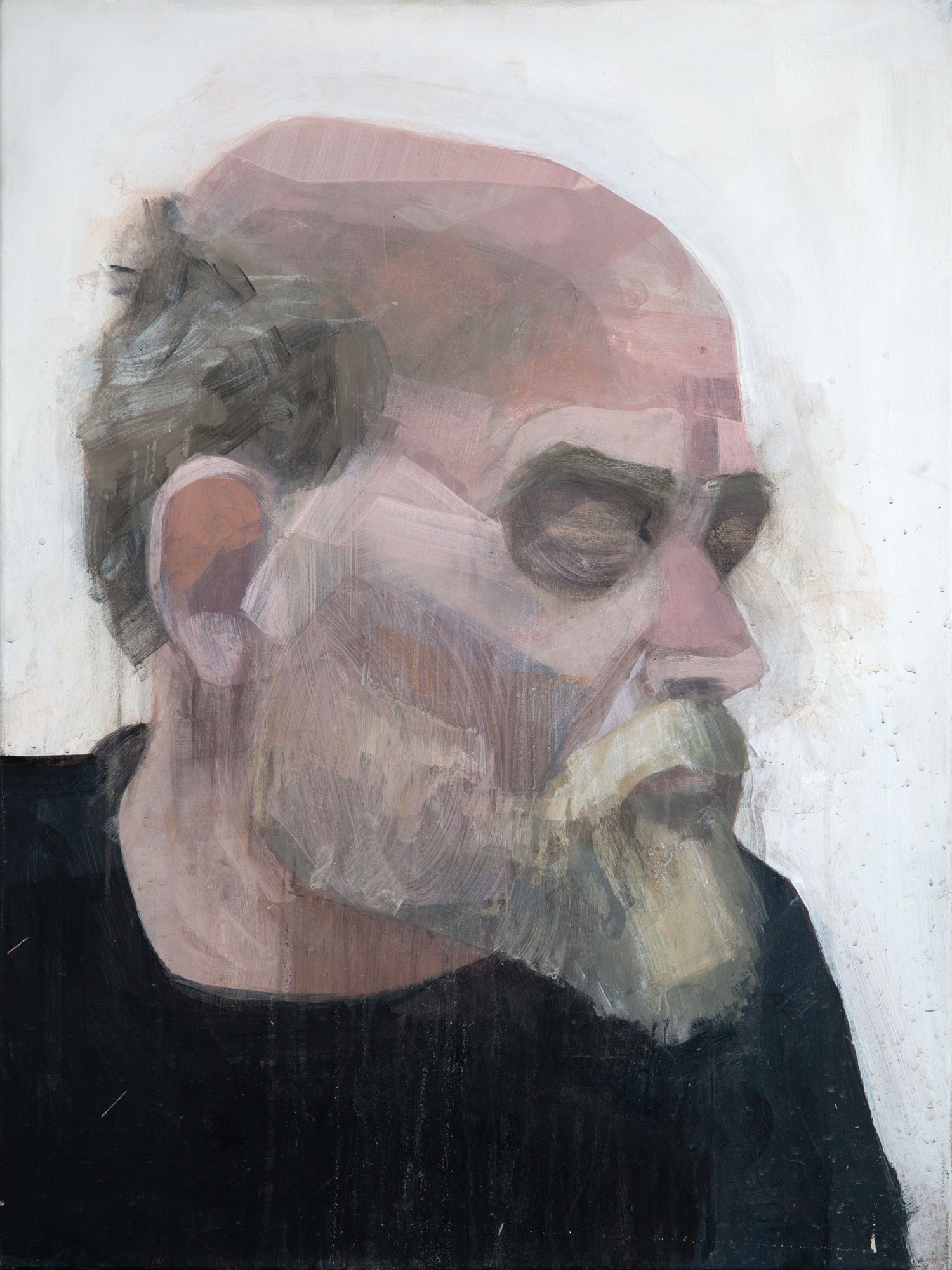 Walter, painted by Manuel Strasser in 2010, Acryl on Leinwand 60cm wide and 80cm high