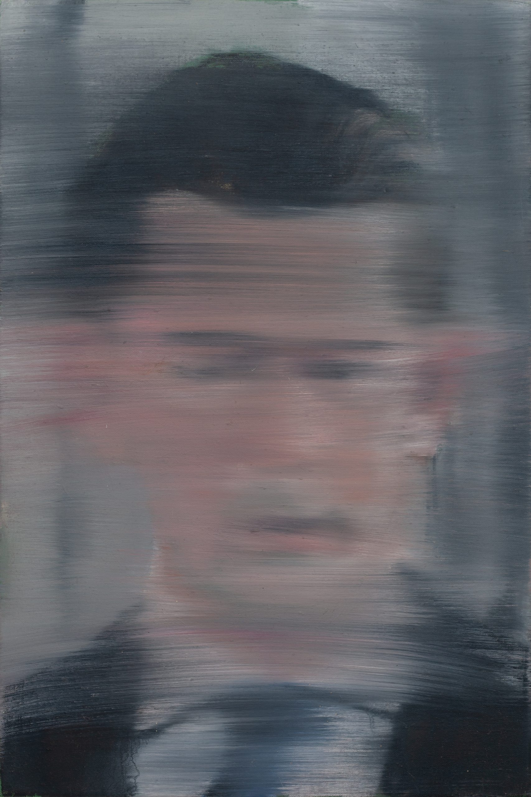 Kurz, painted by Manuel Strasser in 2022, Öl on Leinen 40cm wide and 60cm high